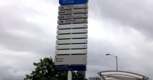 PARADERO SITP ESCUELA DE CABALLERIA  166A01